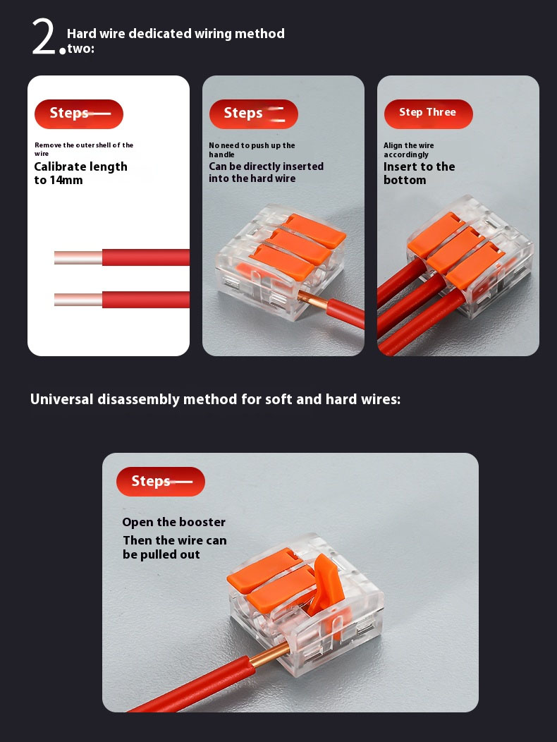 Fast Wire Cable Connectors | 1 in 4 out UTJ10-615G